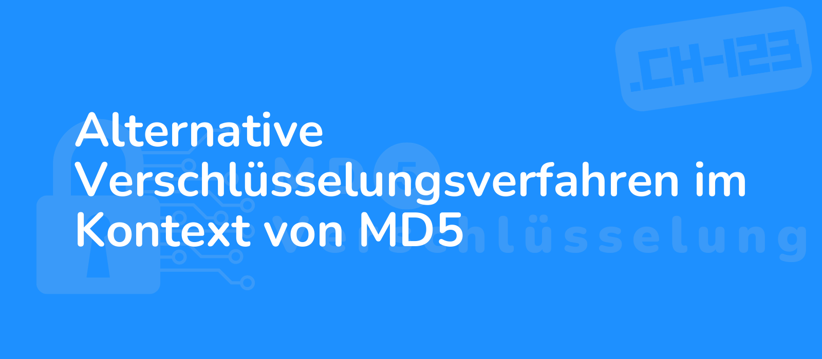 abstract representation of alternative encryption methods in the context of md5 showcasing complexity and security